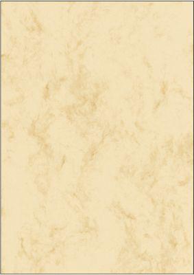 Briefbögen "Marmor", beige, 200 g, 50 Blatt