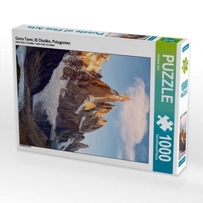 CALVENDO Puzzle Cerro Torre, El Chaltén, Patagonien | 1000 Teile Lege-Größe 64x48cm Foto-Puzzle für glückliche Stunden