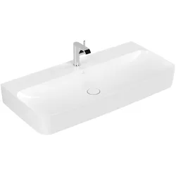 Villeroy & Boch Wandwaschbecken Finion 41681H, 1000x470x165mm, Stone White CeramicPlus, matt, TitanCeram, Metropolitan Stil