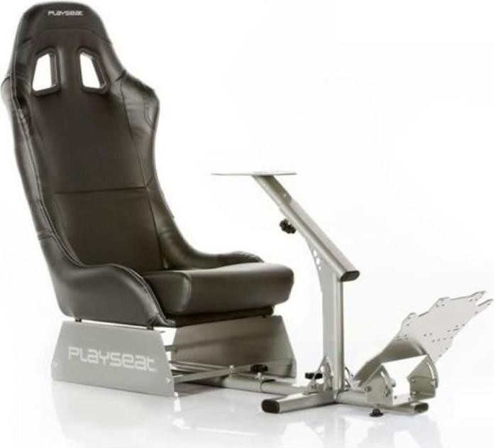 Playseat Evolution race-simulator stoel, zwart kunstleer, verstelbaar en stabiel