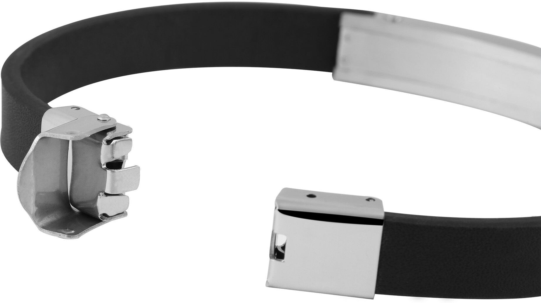 Armband ADELIA´S "Armband aus Leder 24 cm", schwarz, Armbänder, Damen, 24cm, Leder, Armband, Geschenkidee: zeitlos und vielseitig