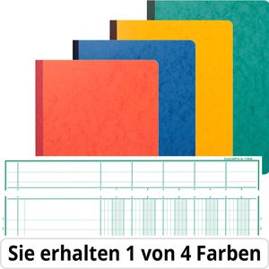 Exacompta Spaltenbuch Mehrkolonnenheft, 5 Spalten, A4, 40 Blatt, mit Kopfleiste