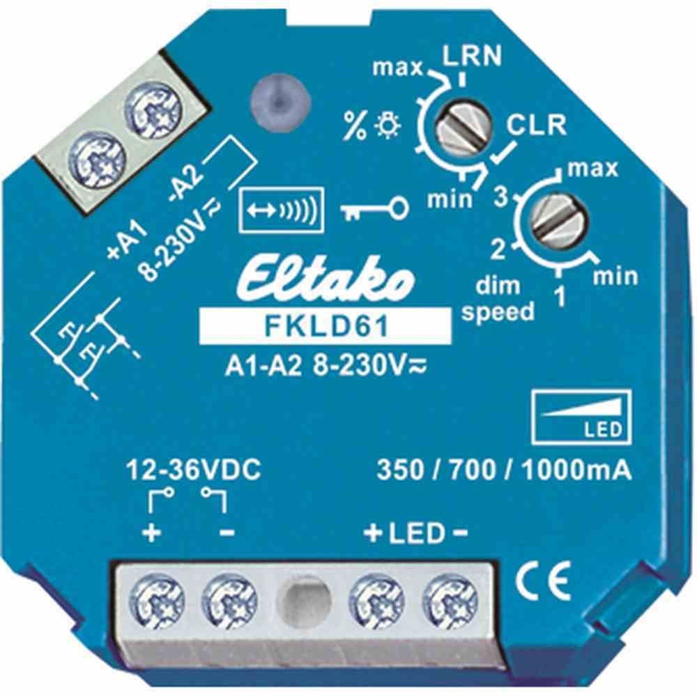 Eltako draadloze LED-dimmer FKLD61