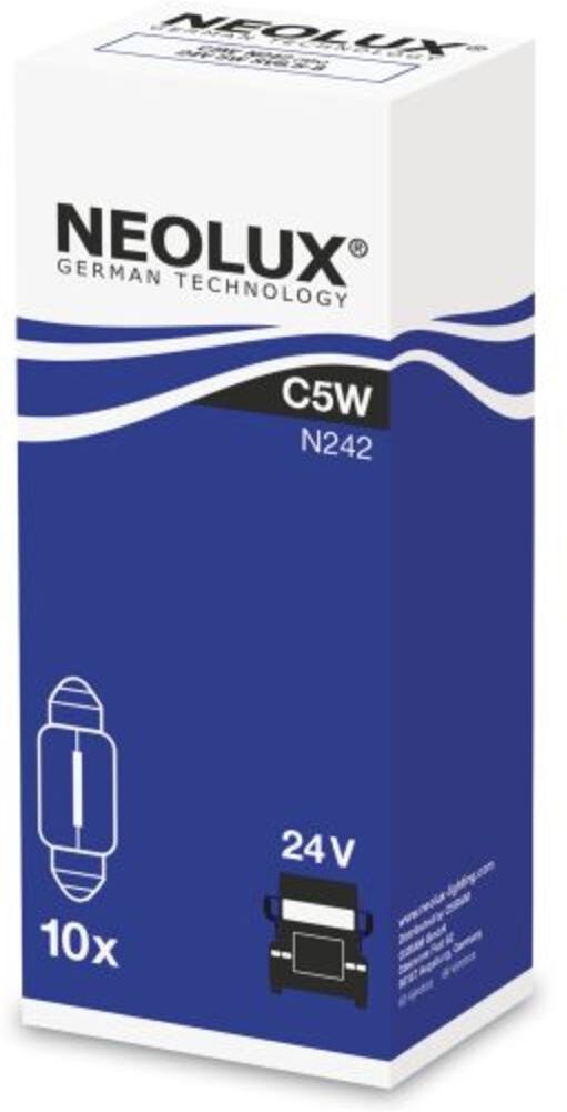 Glühlampe Sekundär NEOLUX C5W 24V, 5W, 10 Stück