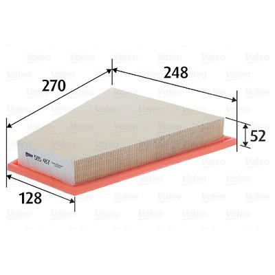 Valeo Luftfilter [Hersteller-Nr. 585487] für BMW