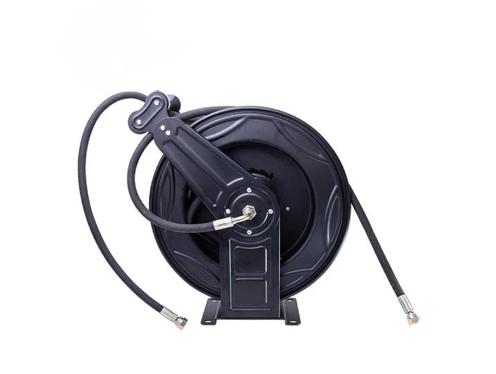 Enrouleur de Tuyau Haute Pression existent, Fil d'Acier Rétractable de 15m/20m, Enrouleur de Tuyau Flexible pour HP/Lavages de Voiture