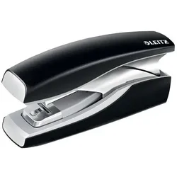 Leitz NeXXt Softpress Flachheftgerät 5603 Halbstreifen 30 Blatt Schwarz S1 Metall