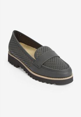 Women's The Essence Slip On Loafer by Comfortview in Black (Size 12 M)