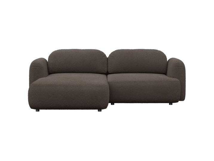 Ecksofa mit Schlaffunktion Tvoya, L-förmig, linksseitig, braunes