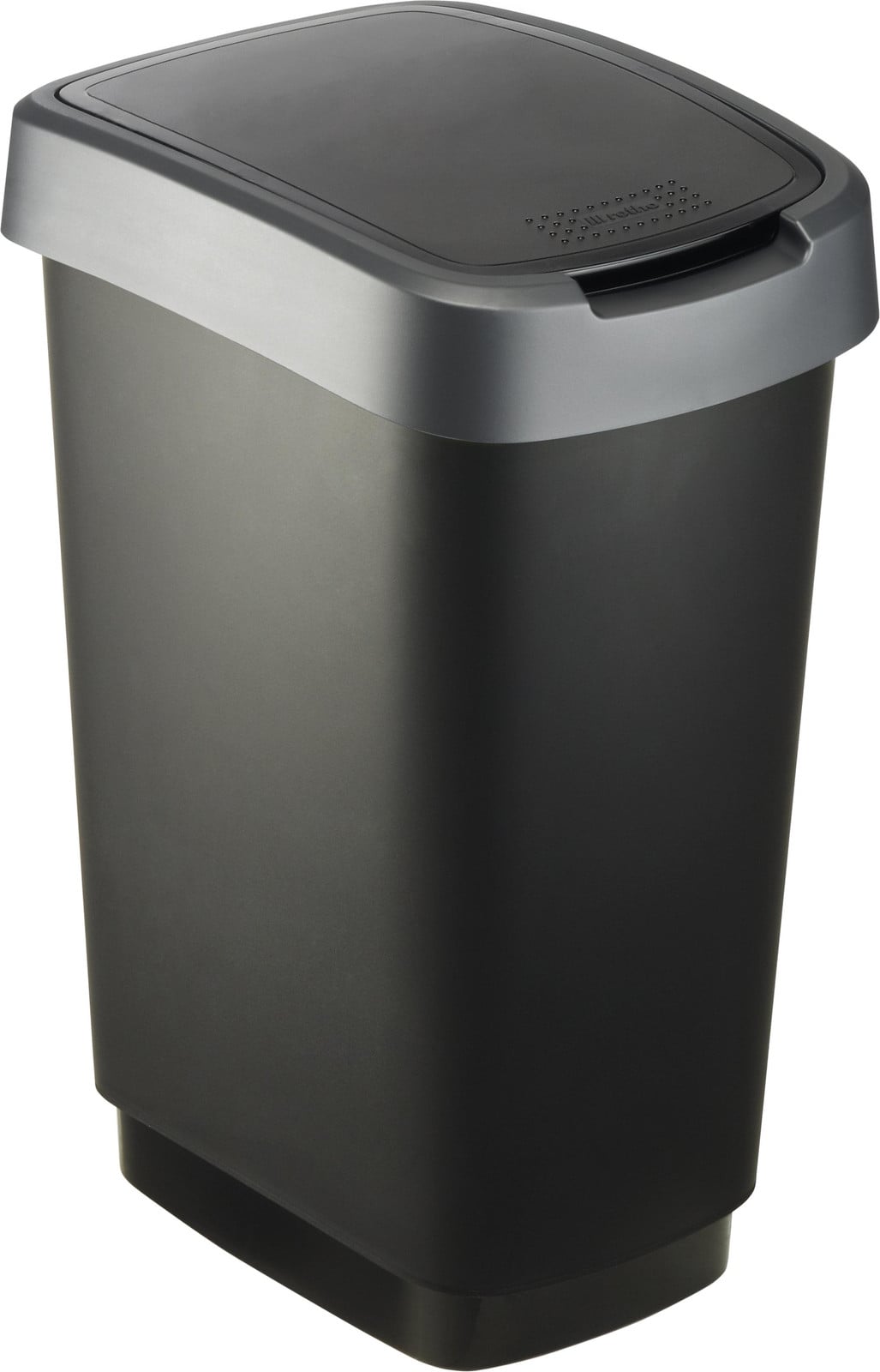 Rotho Twist Silver afvalbak - 25 l