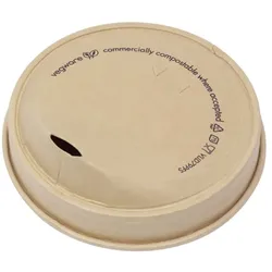MONOUSO - Travel-Deckel aus Bambuspapier Kraft "Premium" mit Trinköffnung Ø8,0cm (1.000 Stück)