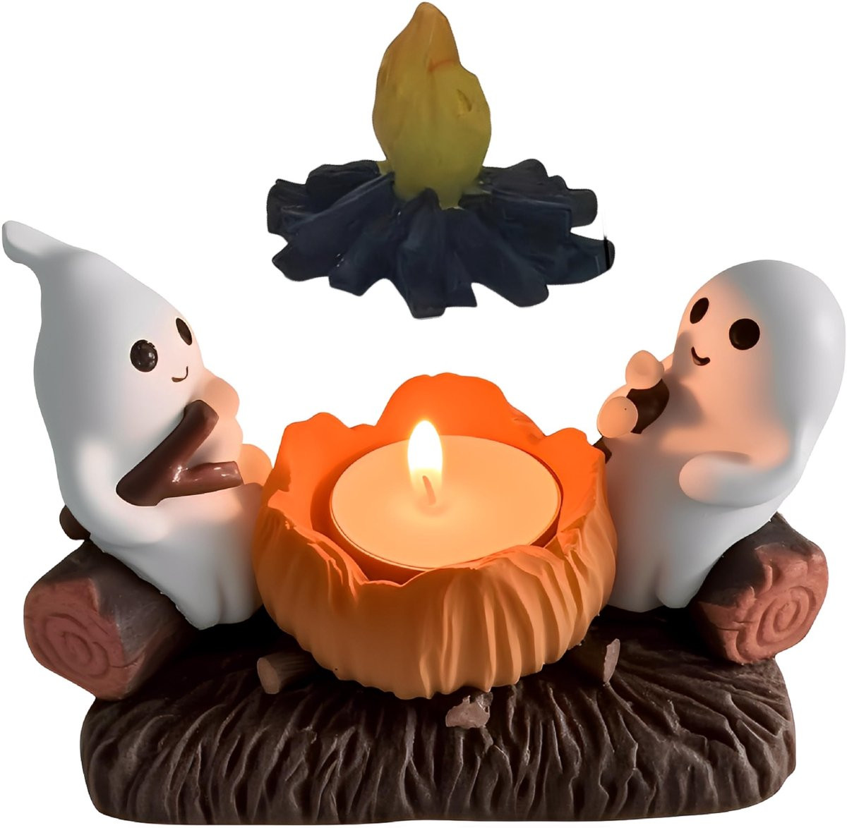 Solidchoice Geest Kaarsenhouder voor Halloween en Campfire Sfeer