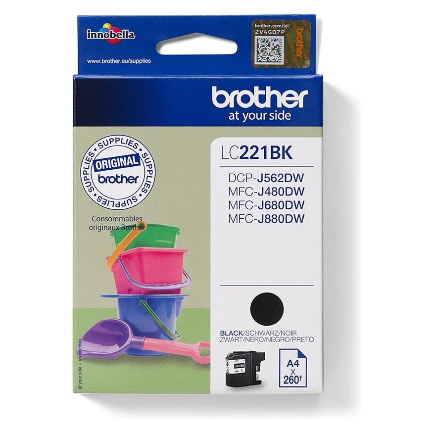 Brother Lc-221bk (BK) (LC-221BK)
