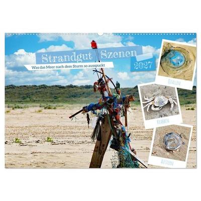 Strandgut Szenen (Wandkalender 2027 DIN A2 quer), CALVENDO Monatskalender