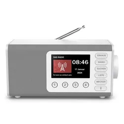 DAB+/UKW Radio Bluetooth  054261 DR1001 (Weiß) 