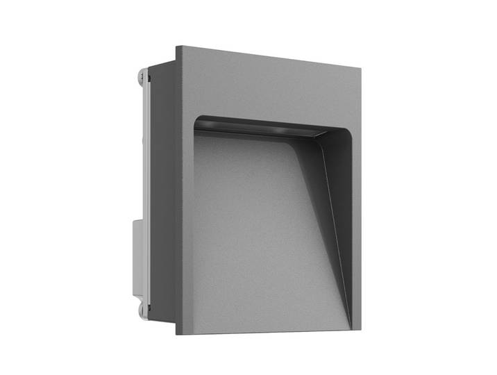 Lampe encastrable d'extérieur My Way, anthracite, 2700K, IP65 - FLOS - Terrasse - Métal
