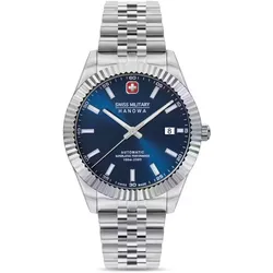SWISS MILITARY HANOWA - DILIGENTER - AUTOMATIK - silber blau