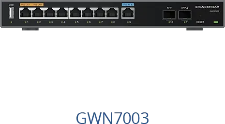 Grandstream Networks GWN7003 Multi-WAN-Gigabit-VPN-Router mit integrierten Firewalls