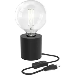 Calex | Tischleuchte | Rund | Schwarz | E27 Fassung