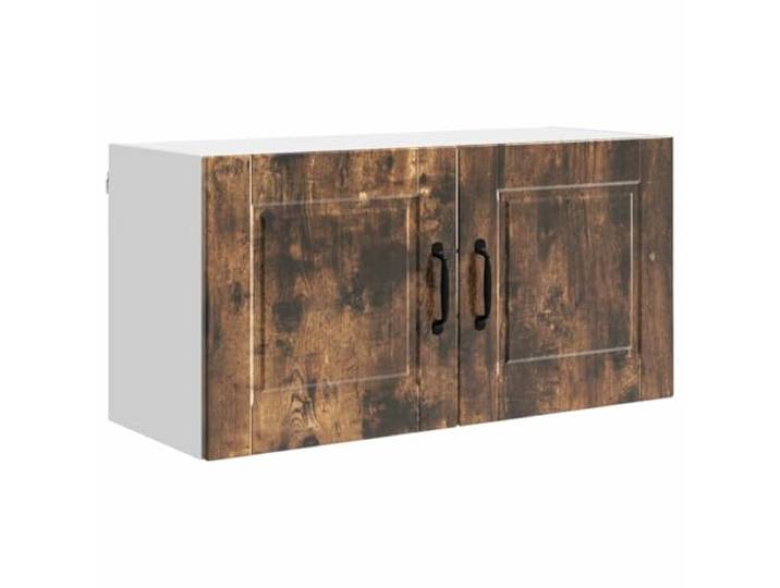 IBUQDDV Wandschrank Porto Geräucherte Eiche 80 x 31 x 40 cm Holzwerkstoff,Montagematerial inklusive,geräumige Regalböden,Innenbereich,montagefreundlich
