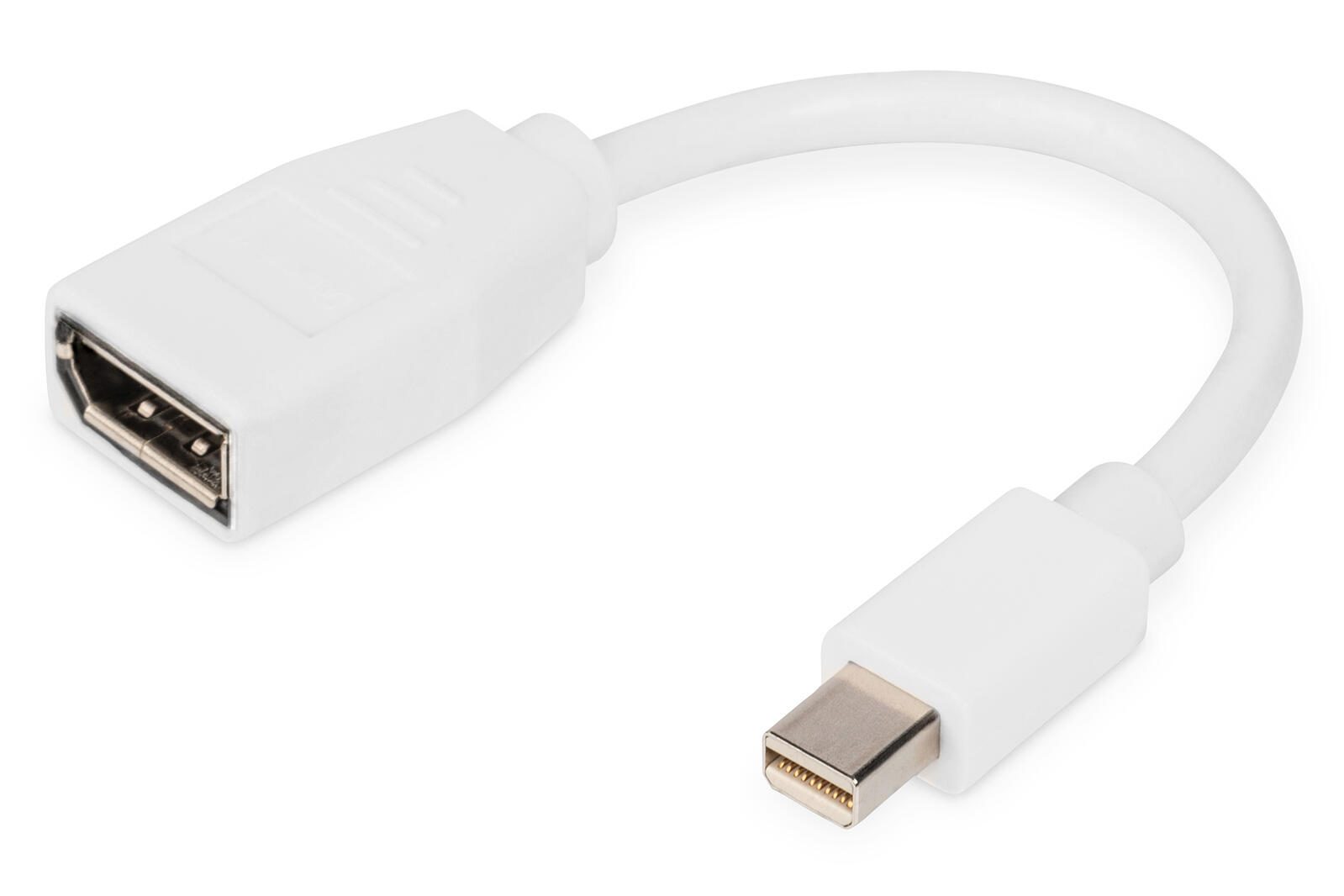 Digitus DisplayPort Adapterkabel, mini DP - DP DB-340405-001-W