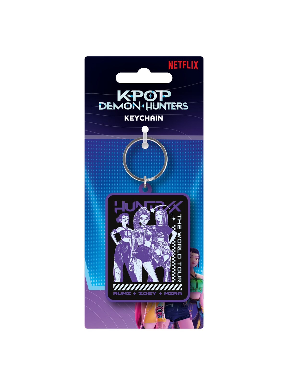 Pyramid - K-POP DEMON HUNTERS HUNTRIX GROUP PVC KEYCHAIN
