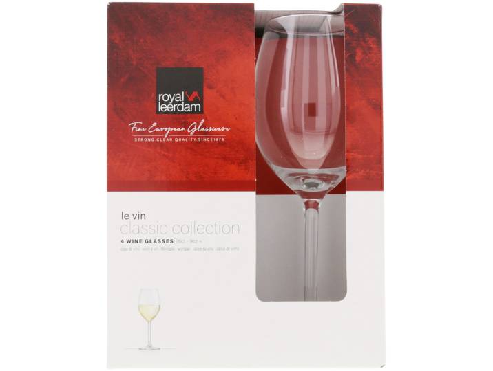 Le vin Classic Weissweinglas 26cl 4er Set