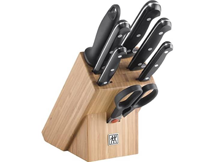 ZWILLING TWIN Chef 2 Messerblock mit Messer, Rostfreier Spezialstahl