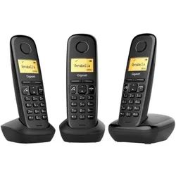 Gigaset A270 TRIO Black, Telefon, Schwarz