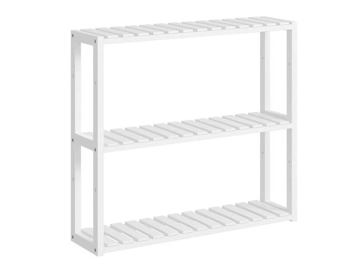 REGAL Bamboo Shelf Weiß B: 60 cm