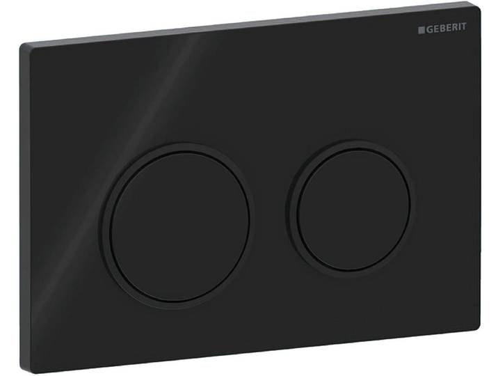 Geberit Omega20 - Bedieningsplaat\, zwart 115.085.DW.1