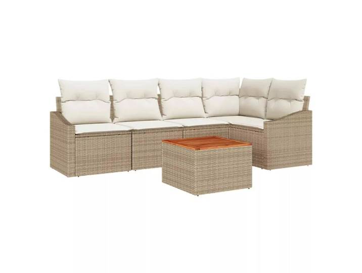 VidaXL - Outdoor-sofa poly-rattan, One Size, Multicolor