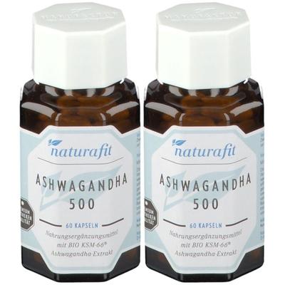 Naturafit Ashwagandha 500 Bio x2 2x60 St Kapseln