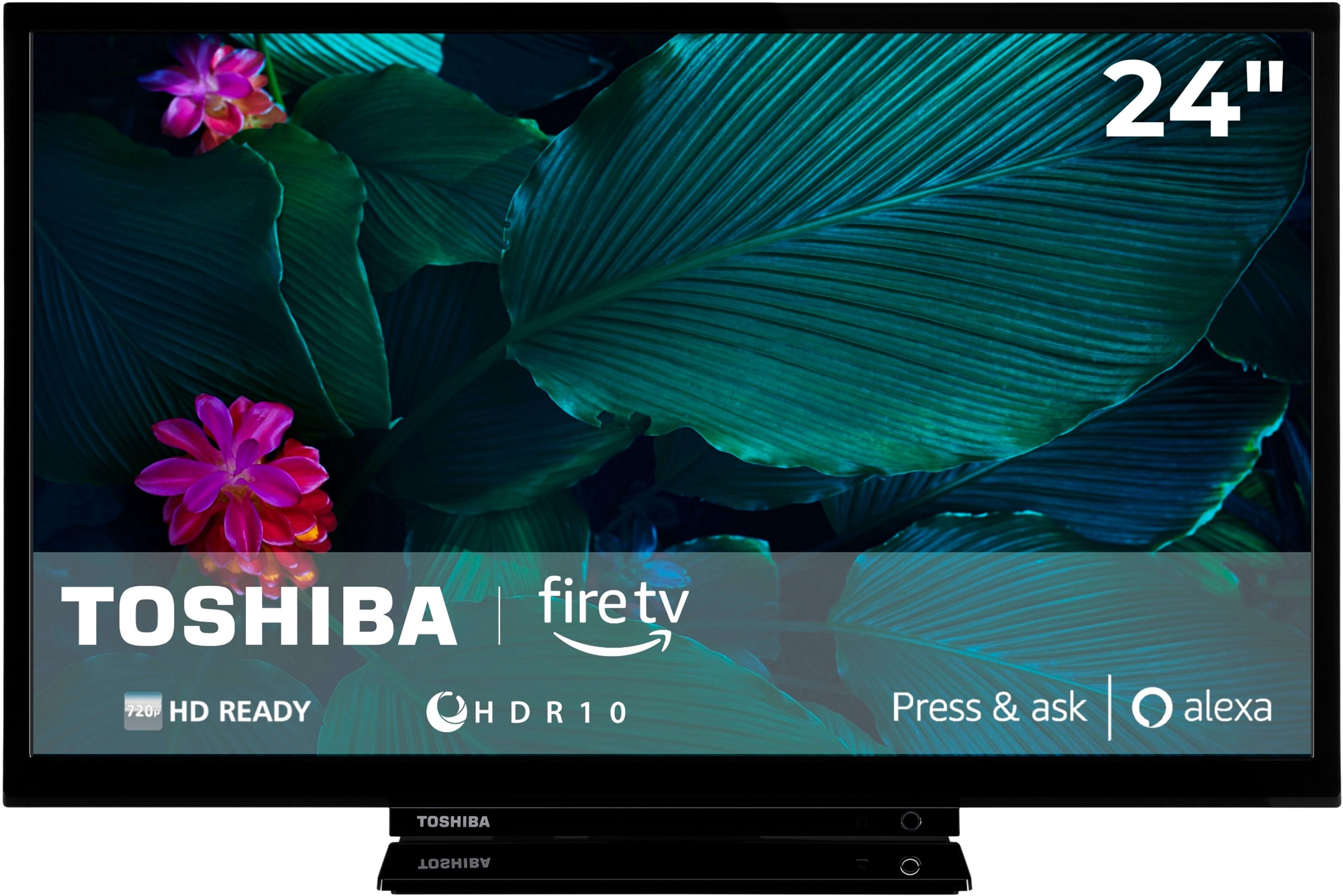Toshiba LED-Fernseher "24WF3F63DAR", Energieeffizienz: E, schwarz, 24 ″, Fernseher, LED-Fernseher