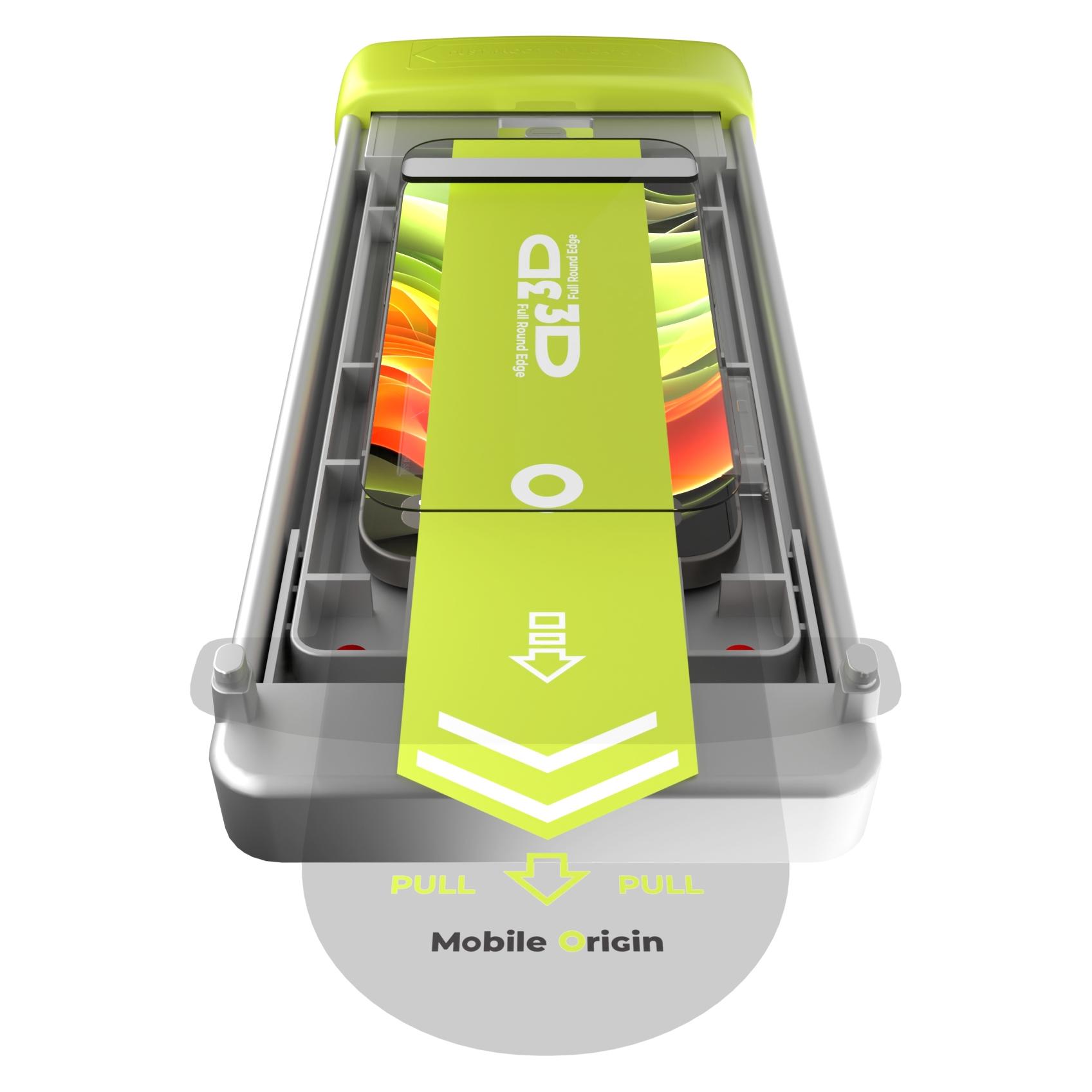 Mobile Origin Displayschutzfolie 3D AR mit Applikator PRO iPhone 16 Pro (Apple iPhone 16 Pro) (APR-i16Pro)