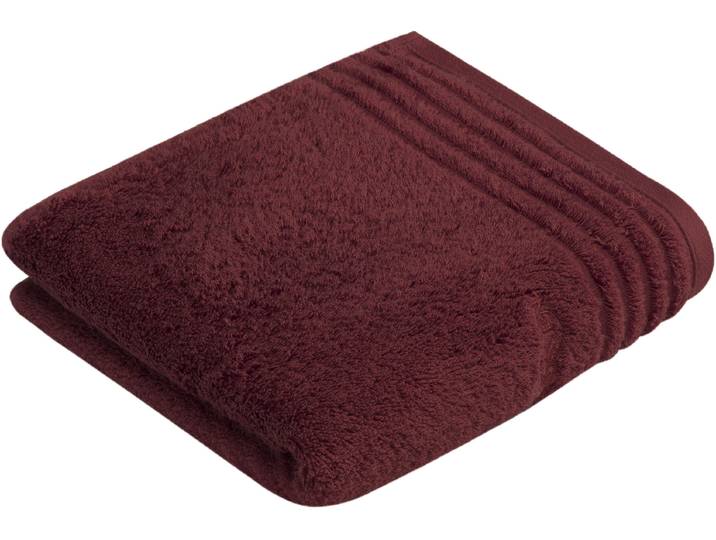 Handtuch VOSSEN Vienna Style Supersoft , terra, B:60cm L:110cm, Webfrottier, Baumwolle, Handtücher, Handtuch, Supersoft Baumwolle