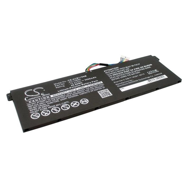 NoName Laptop Battery AC011353 et. al for Acer, Gateway et. al, 15.2V, 3000mAh (3000 mAh) (CS-ACB115NB)