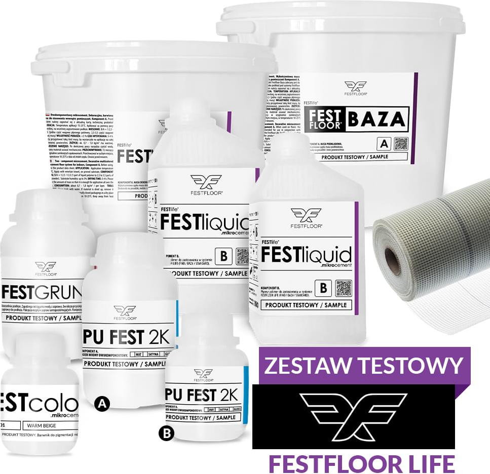 Festfloor LIFE Microcement TEST-kit