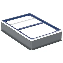 Geberit Duofix Installationsrahmen 551506001 80 x 120 cm, für Duschfläche 110-140cm, für 7 Füße