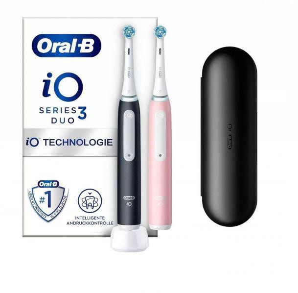 Oral-B iO Series 3n Matt Black/Blush Pink mit 2. Handstück IO SERIES 3N MATT BLACK/BLUSH PINK ELEKT