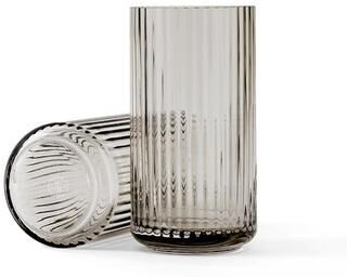 Lyngby Porcelain Lyngby Porcelæn Mouth Blown Glass Vase, Smoke