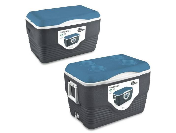 yourGEAR Thermobehälter your GEAR Yukon 66 L + 32 L Kühlbox Set 2 passive Kühlbehälter Thermo