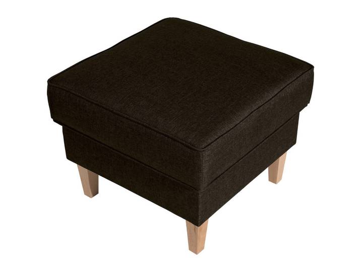 Max Winzer Hocker Lorris, Braun, Holz, Buche, quadratisch, 53x45x53 cm, Goldenes M, Made in Europe, Wohnzimmer, Hocker, Sitzhocker