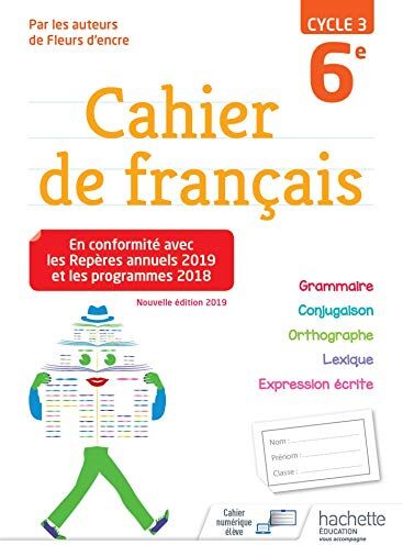Cahier de français 6e, cycle 3 - Preis vom 09.10.2026 07:28:09 h