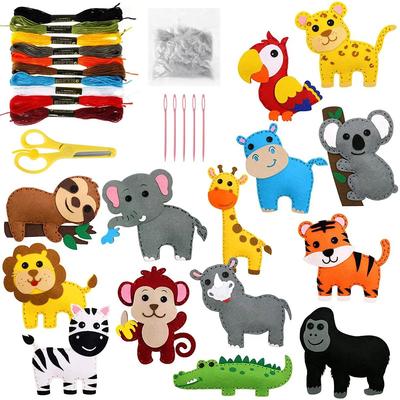 Woodland Animals Sewing Craft Kit zoo Animals Jungle