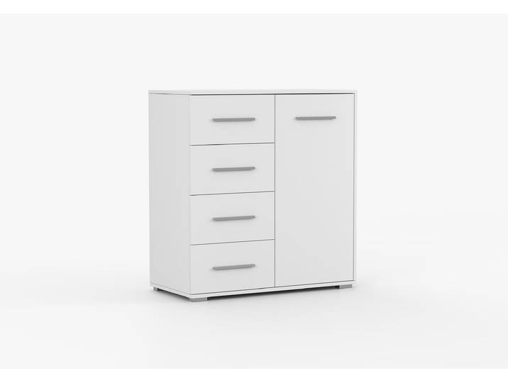 Kommode FRIDA MINI 01 BB 90 cm Weiß Weiß