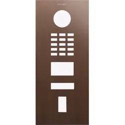 DoorBird D2x01FV Fingerprint 50/D2101FV EKEY Frontblende – Echte Baubronze