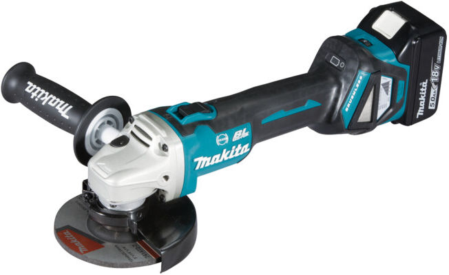 Meuleuse d'angle sans fil Makita DGA513RTJ 18 V / 5.0 Ah, 2 batteries + chargeur en MAKPAC (DGA513RTJ)