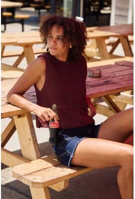 O'Neill s Tasia Tank Top in Chocolate, Size XL
