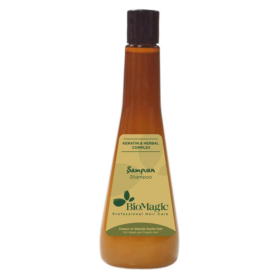 Biomagic Shampoo für schwache und spröde Haare mit Keratin 300 ml - Biomagisch (Flüssiges Shampoo, 300 ml) (37731507)